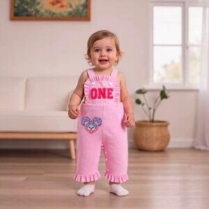 Abby Cadabby Overalls Sesame Street Jumpsuit First Birthday Bodysuit clothes